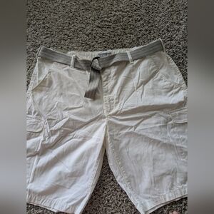 Express Men's White Cargo Shorts